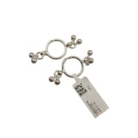 Silver Payal For laddu Gopal