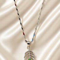 92.5 STERLING SILVER CHAIN WITH PANDET