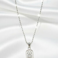 92.5 STERLING SILVER CHAIN WITH PANDET