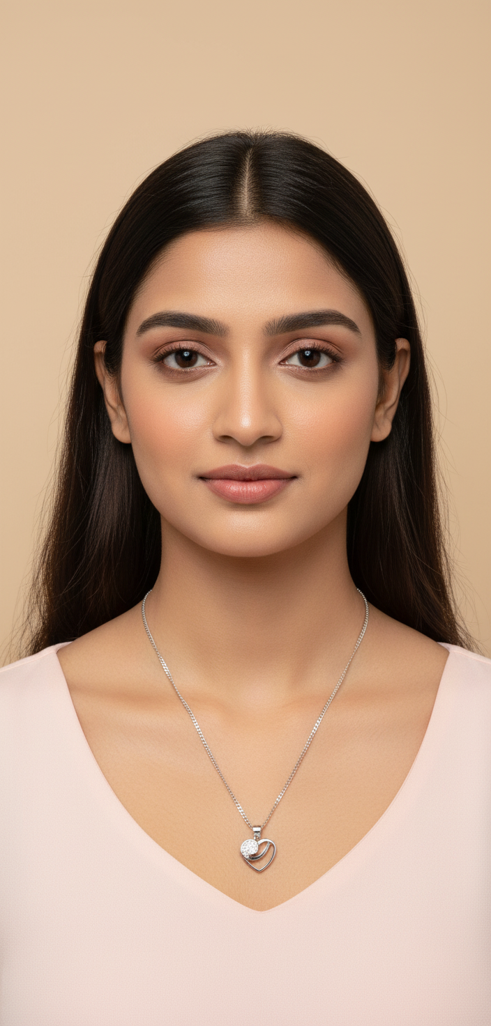 92.5 STERLING SILVER CHAIN WITH PANDET - Image 2